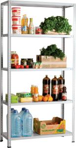 Стеллаж металлический Практик MS 160/100х30/4м